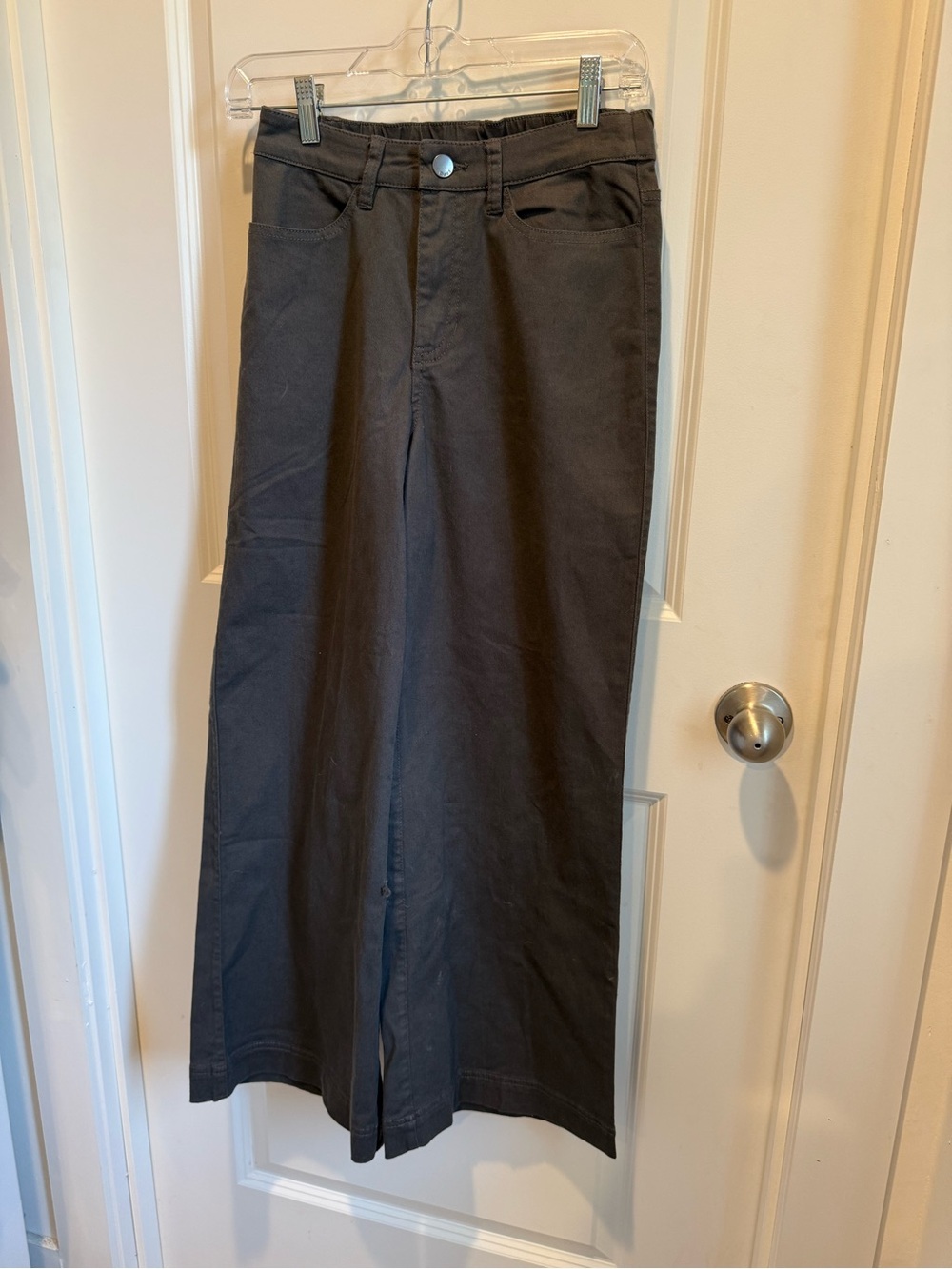 PACT Organic Stretch Twill Wide Leg Pant Size XS - Picture 4 of 6